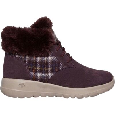 Skechers - "Go Joy" Karo Sneaker für Damen, Wildleder (Burgunderrot) Burgund EU 35 / UK 2,5 Skechers - "Go Joy" Karo Sneaker für Damen, Wildleder (Burgunderrot) Burgund EU 35 / UK 2,5