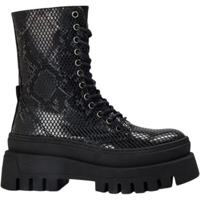 Steve Madden - "Coast" Schlangenmuster Springerstiefel für Damen, Plattform-Absatz (Schwarz) Schwarz EU 36 / UK 3 Steve Madden - "Coast" Schlangenmuster Springerstiefel für Damen, Plattform-Absatz (Schwarz) Schwarz EU 36 / UK 3