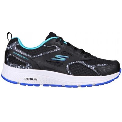 Skechers - Logo Schuhe für Damen, Niedrig geschnitten (Schwarz/Minzgrün) Schwarz EU 35 / UK 2,5 Skechers - Logo Schuhe für Damen, Niedrig geschnitten (Schwarz/Minzgrün) Schwarz EU 35 / UK 2,5
