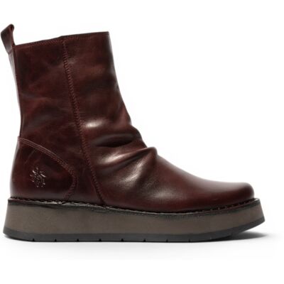 Fly London Damen Weinleder-Zip-Up-Plattform-Stiefel – RENO053FLY Wein EU41 Fly London Damen Weinleder-Zip-Up-Plattform-Stiefel – RENO053FLY Wein EU41