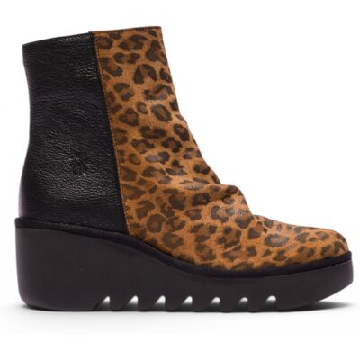 Fly London Damen-Schwarz-Tan Wildleder-Plattformstiefel mit Keilabsatz – BAAN538 Bräunen US 39 Fly London Damen-Schwarz-Tan Wildleder-Plattformstiefel mit Keilabsatz – BAAN538 Bräunen US 39