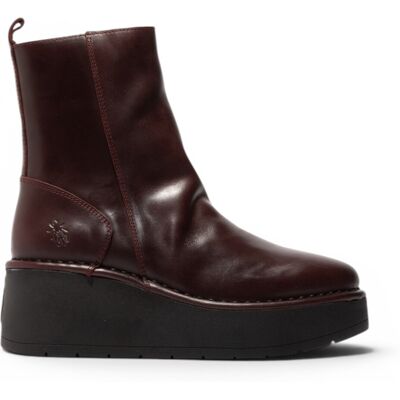 Fly London Damen Weinleder-Keilferstiefel mit Plateau – HEIJ272 Wein EU41 Fly London Damen Weinleder-Keilferstiefel mit Plateau – HEIJ272 Wein EU41