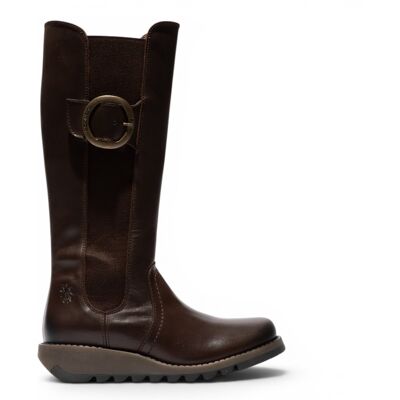 Fly London Damen braune Lederstiefel kniehoch – SOIF361 Dunkelbraun EU41 Fly London Damen braune Lederstiefel kniehoch – SOIF361 Dunkelbraun EU41