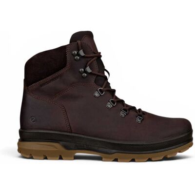 Ecco Herren braune Leder wasserdichte Schnürstiefel – Rugged Track 25 Dunkelbraun EU43 Ecco Herren braune Leder wasserdichte Schnürstiefel – Rugged Track 25 Dunkelbraun EU43