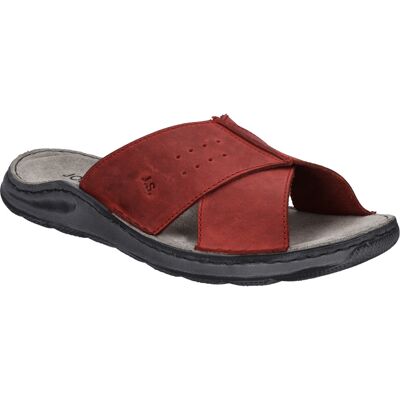JOSEF SEIBEL Herren Sandale Maverick 04 in rot Rot EU47 JOSEF SEIBEL Herren Sandale Maverick 04 in rot Rot EU47