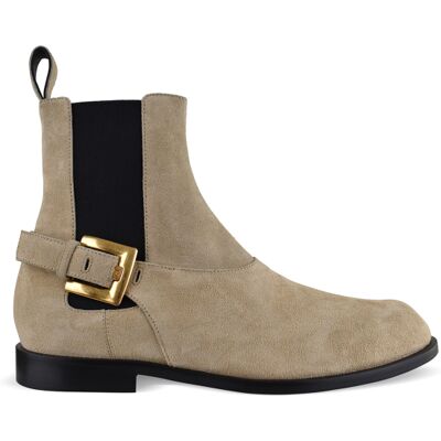 Balmain Balmain Anthem Chelsea-Stiefel Beige Nackt US 39 Balmain Balmain Anthem Chelsea-Stiefel Beige Nackt US 39