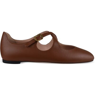 Bally BALLYRINA Ballerinas Braun Braun US 39 Bally BALLYRINA Ballerinas Braun Braun US 39