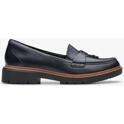 Clarks Westlynn Bella Navy Leather Schuhe Blau 37,5 EU/IT Clarks Westlynn Bella Navy Leather Schuhe Blau 37,5 EU/IT