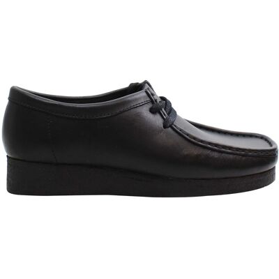 Clarks Wallabee Damen schwarze Stiefel Schwarz EU 38 / UK 5 Clarks Wallabee Damen schwarze Stiefel Schwarz EU 38 / UK 5
