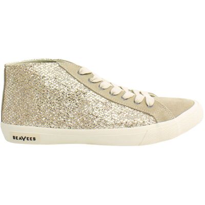 Seavees California Special Nova Glitzer Damen Beige Plimsolls Beige EU 40,5 / UK 7 Seavees California Special Nova Glitzer Damen Beige Plimsolls Beige EU 40,5 / UK 7