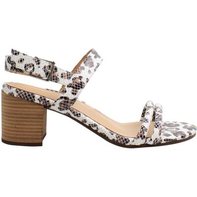 Vionic Paula geprägte Leopard Damen Weiße/Braune Absatzsandalen Mehrfarben EU 37,5 / UK 4,5 Vionic Paula geprägte Leopard Damen Weiße/Braune Absatzsandalen Mehrfarben EU 37,5 / UK 4,5