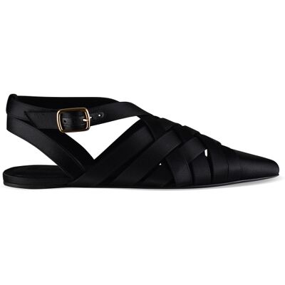 Loro Piana Silene Ballerinas Schwarz Schwarz US 39 Loro Piana Silene Ballerinas Schwarz Schwarz US 39