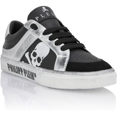 Philipp Plein Low-Top Leather Sneakers Retrokickz Tm Schwarz EU 36 Philipp Plein Low-Top Leather Sneakers Retrokickz Tm Schwarz EU 36