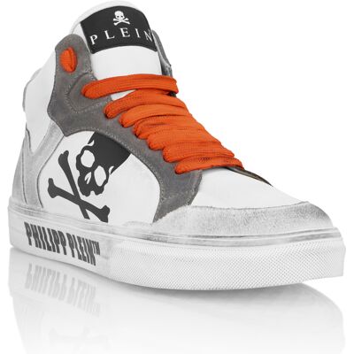 Philipp Plein Hochwertige Turnschuhe Retrokickz Weiß EU41 Philipp Plein Hochwertige Turnschuhe Retrokickz Weiß EU41