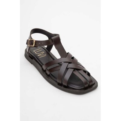 Forever & Always Andres Leder Sandale (Women) Braun EU 37 Forever & Always Andres Leder Sandale (Women) Braun EU 37