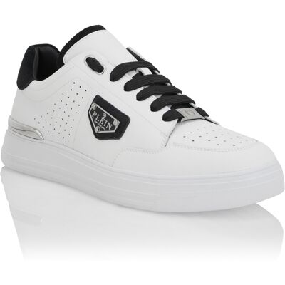 Philipp Plein Lo-Top Turnschuhe Weiß schwarz EU 37 Philipp Plein Lo-Top Turnschuhe Weiß schwarz EU 37