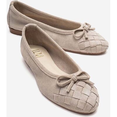 Forever & Always Nopos Leder Cap-Toe Ballerina Beige EU 36 Forever & Always Nopos Leder Cap-Toe Ballerina Beige EU 36