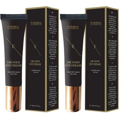 Erth Skin London 24K Gold Augencreme - Anti-Aging & Feuchtigkeit Erth Skin London 24K Gold Augencreme - Anti-Aging & Feuchtigkeit