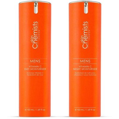 skinChemists Anti-Aging-Vitamin-C-Routine für Männer – Tag & Nacht Einheitsgröße skinChemists Anti-Aging-Vitamin-C-Routine für Männer – Tag & Nacht Einheitsgröße