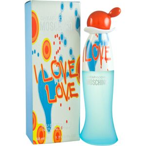 Moschino I Love Love Eau de Toilette 50ml Spray für Sie Einheitsgröße Moschino I Love Love Eau de Toilette 50ml Spray für Sie Einheitsgröße
