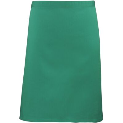 Premier Ladies/Womens Mid-Length Apron (2er-Pack) (Smaragd) Smaragd Einheitsgröße Premier Ladies/Womens Mid-Length Apron (2er-Pack) (Smaragd) Smaragd Einheitsgröße