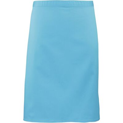 Premier Ladies/Womens Mid-Length Apron (2er-Pack) (Türkis) Türkis Einheitsgröße Premier Ladies/Womens Mid-Length Apron (2er-Pack) (Türkis) Türkis Einheitsgröße