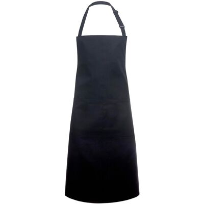 Karlowsky - Latzschürze "Basic" (Schwarz) Schwarz Einheitsgröße Karlowsky - Latzschürze "Basic" (Schwarz) Schwarz Einheitsgröße