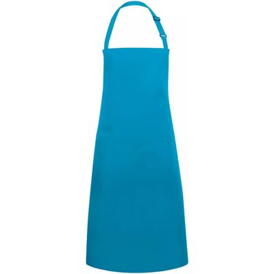 Karlowsky - Latzschürze "Basic", Tasche (Türkis) Türkis Einheitsgröße Karlowsky - Latzschürze "Basic", Tasche (Türkis) Türkis Einheitsgröße