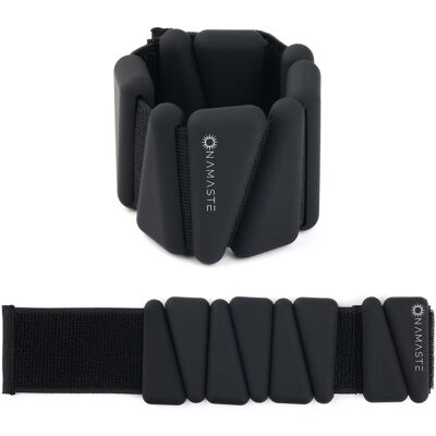 Onamaste Handgelenk- & Knöchelgewichte (2 x 500 g, Premium-Silikon) Schwarz Einheitsgröße Onamaste Handgelenk- & Knöchelgewichte (2 x 500 g, Premium-Silikon) Schwarz Einheitsgröße
