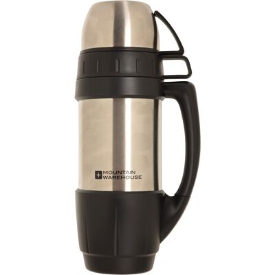Mountain Warehouse - Flasche und Tasse Set, Doppel-wandig (Silber) Silber Einheitsgröße Mountain Warehouse - Flasche und Tasse Set, Doppel-wandig (Silber) Silber Einheitsgröße