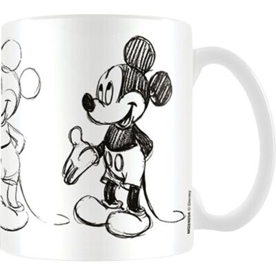Disney Mickey Mouse Tasse Weiß/Schwarz - Tasse Disney Mickey Mouse Tasse Weiß/Schwarz - Tasse