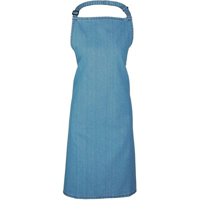 Premier Damen/Frauen Farben Bip Schürze mit Tasche (Blue Denim) Mittelblau Einheitsgröße Premier Damen/Frauen Farben Bip Schürze mit Tasche (Blue Denim) Mittelblau Einheitsgröße