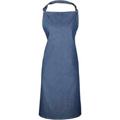 Premier Damen/Frauen Farben Bip Schürze mit Tasche (Indigo Denim) Indigo Blau Einheitsgröße Premier Damen/Frauen Farben Bip Schürze mit Tasche (Indigo Denim) Indigo Blau Einheitsgröße