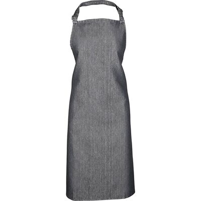 Premier Damen/Frauen Farben Bip Schürze mit Tasche (Grey Denim) Grau Einheitsgröße Premier Damen/Frauen Farben Bip Schürze mit Tasche (Grey Denim) Grau Einheitsgröße