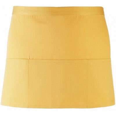 Premier Ladies/Womens Colours 3 Pocket Schürze (2er Pack) (Sonnenblume) Gelb Einheitsgröße Premier Ladies/Womens Colours 3 Pocket Schürze (2er Pack) (Sonnenblume) Gelb Einheitsgröße
