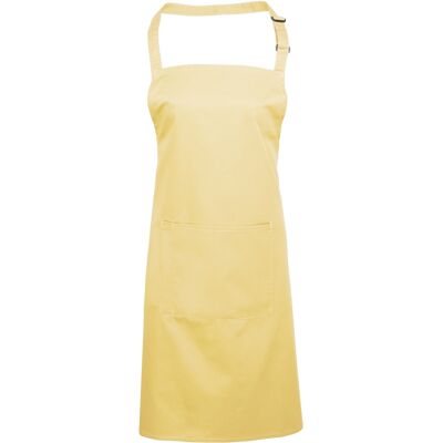 Premier Damen/Frauen Farben Bip Schürze mit Tasche (Zitrone) Gelb Einheitsgröße Premier Damen/Frauen Farben Bip Schürze mit Tasche (Zitrone) Gelb Einheitsgröße