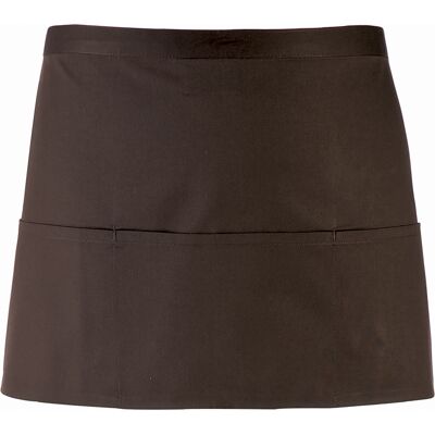 Premier Ladies/Womens Colours 3 Pocket Schürze (Braun) Braun Einheitsgröße Premier Ladies/Womens Colours 3 Pocket Schürze (Braun) Braun Einheitsgröße