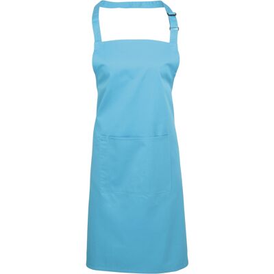 Premier Ladies/Womens Colours Bip Schürze mit Tasche (2er Pack) (Türkis) Türkis Einheitsgröße Premier Ladies/Womens Colours Bip Schürze mit Tasche (2er Pack) (Türkis) Türkis Einheitsgröße