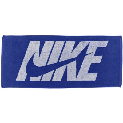 Nike - Handtuch, Jacquard, Bildlich, Training (Blau bedruckt) Blau Einheitsgröße Nike - Handtuch, Jacquard, Bildlich, Training (Blau bedruckt) Blau Einheitsgröße