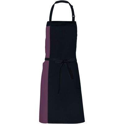 Link Kitchen Wear - Herren/Damen Unisex Schürze "Duo" (Schwarz/Burgunderrot) Schwarz Einheitsgröße Link Kitchen Wear - Herren/Damen Unisex Schürze "Duo" (Schwarz/Burgunderrot) Schwarz Einheitsgröße