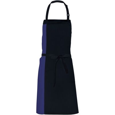 Link Kitchen Wear - Herren/Damen Unisex Schürze "Duo" (Schwarz/Marineblau) Schwarz Einheitsgröße Link Kitchen Wear - Herren/Damen Unisex Schürze "Duo" (Schwarz/Marineblau) Schwarz Einheitsgröße