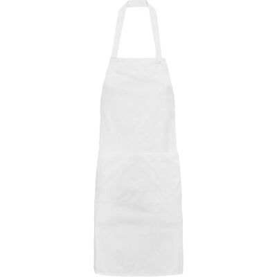 SOLS - Herren/Damen Unisex Schürze "Gamma" (Weiß) Weiß Einheitsgröße SOLS - Herren/Damen Unisex Schürze "Gamma" (Weiß) Weiß Einheitsgröße