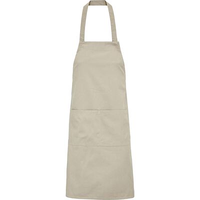 SOLS - Herren/Damen Unisex Schürze "Gamma" (Seil) Beige Einheitsgröße SOLS - Herren/Damen Unisex Schürze "Gamma" (Seil) Beige Einheitsgröße