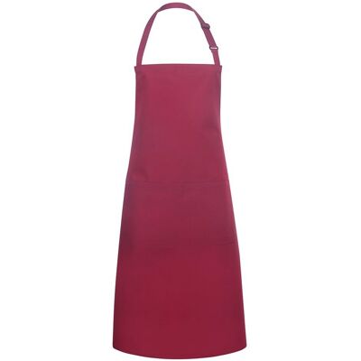 Karlowsky - Latzschürze "Basic" (Bordeaux) Burgund Einheitsgröße Karlowsky - Latzschürze "Basic" (Bordeaux) Burgund Einheitsgröße