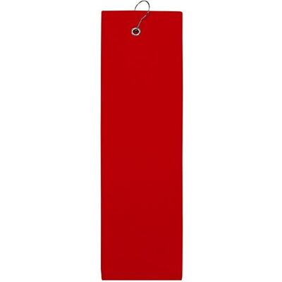The One Towelling - Golf-Handtuch, Unifarben, Feuchtigkeitsabweisend (Rot) Rot Einheitsgröße The One Towelling - Golf-Handtuch, Unifarben, Feuchtigkeitsabweisend (Rot) Rot Einheitsgröße