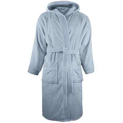 The One Towelling - Morgenmantel für Herren/Damen Unisex, mit Kapuze (Hellblau) Blau L/XL The One Towelling - Morgenmantel für Herren/Damen Unisex, mit Kapuze (Hellblau) Blau L/XL