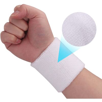 Onamaste Sport-Handgelenkband Weiß Einheitsgröße Onamaste Sport-Handgelenkband Weiß Einheitsgröße