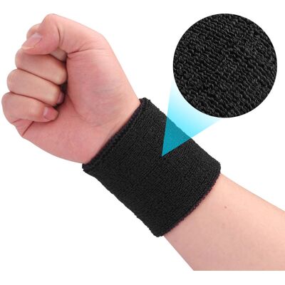 Onamaste Sport-Handgelenkband Schwarz Einheitsgröße Onamaste Sport-Handgelenkband Schwarz Einheitsgröße