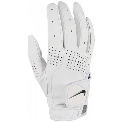Nike - Damen 2020 - Rechtshänder Golf-Handschuh "Tour Classic III", Leder (Weiß/Schwarz) Weiß L Nike - Damen 2020 - Rechtshänder Golf-Handschuh "Tour Classic III", Leder (Weiß/Schwarz) Weiß L