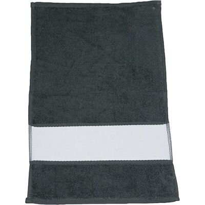 ARTG - "Subli-Me" Golf-Handtuch (Graphit) Schwarz Einheitsgröße ARTG - "Subli-Me" Golf-Handtuch (Graphit) Schwarz Einheitsgröße